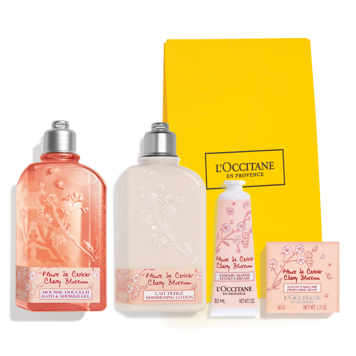 Poklon set nega tela i ruku mirisom Trešnjinog cveta iz Luberona