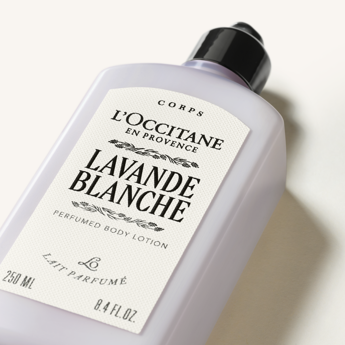 Lavande Blanche perfumed body lotion