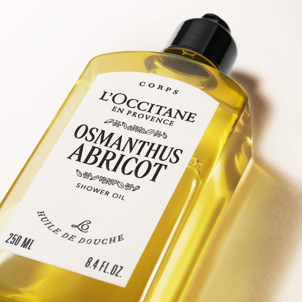 Osmanthus Abricot shower oil