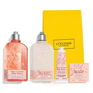 Poklon set nega tela i ruku mirisom Trešnjinog cveta iz Luberona