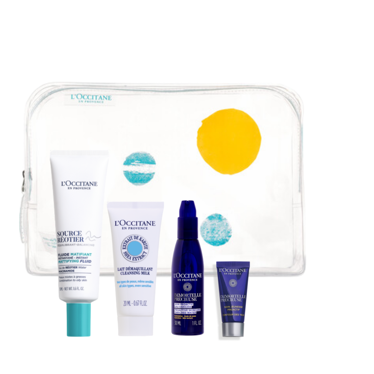 Immortelle & Source Réotier poklon set – ritual blistave kože