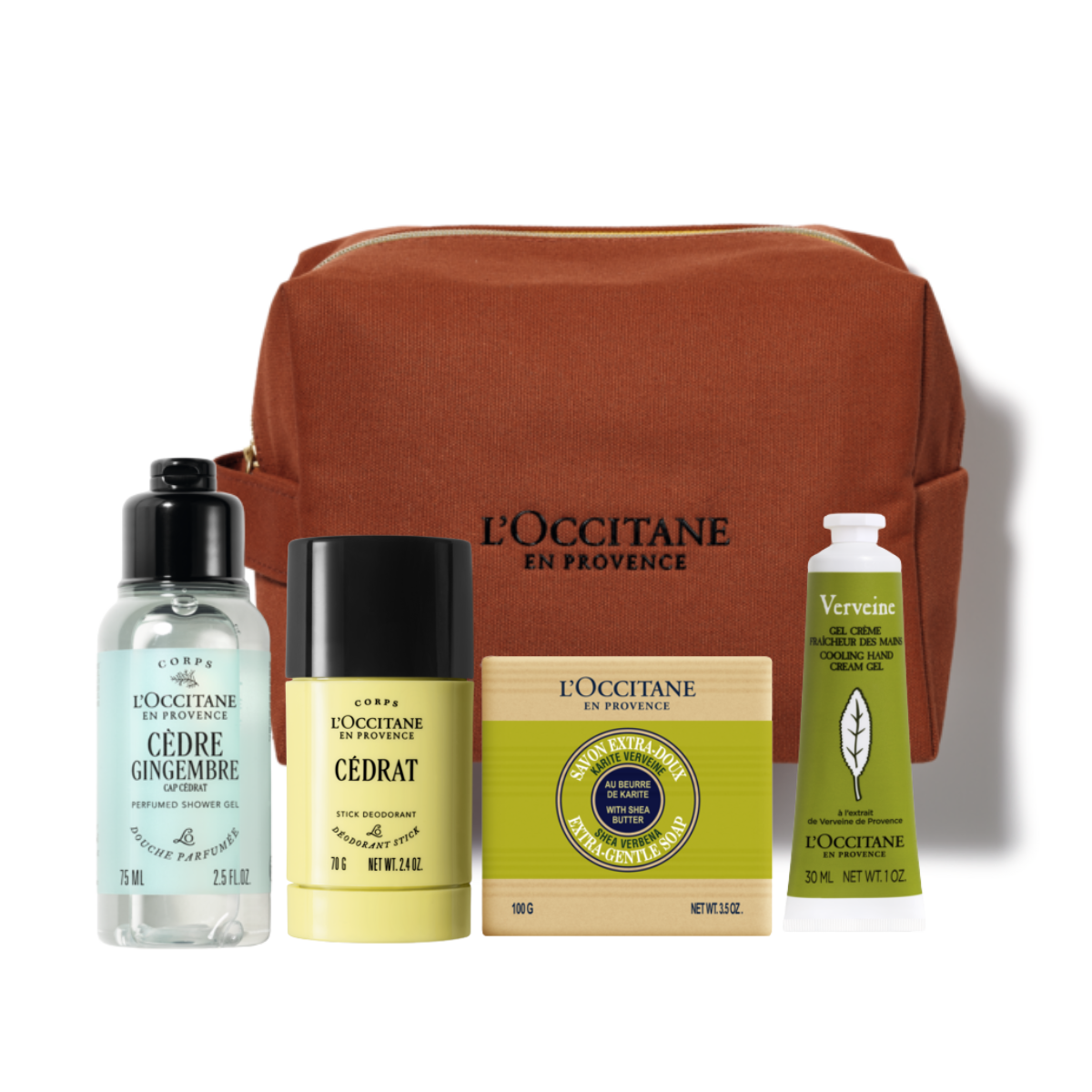 Cèdre Gingembre & Verbena poklon set – osvežavajući muški ritual