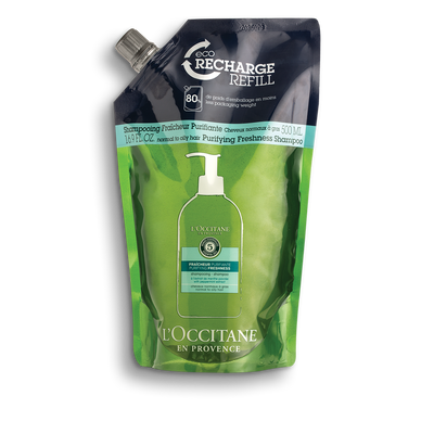 Aromakologija revitalizujući šampon za svežinu kose - eko pakovanje za dopunu